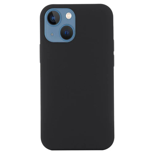 For iPhone 15 Soft Silicone Phone Case Slim Phone Cover Compatible with MagSafe Wireless Charging - Black - 1