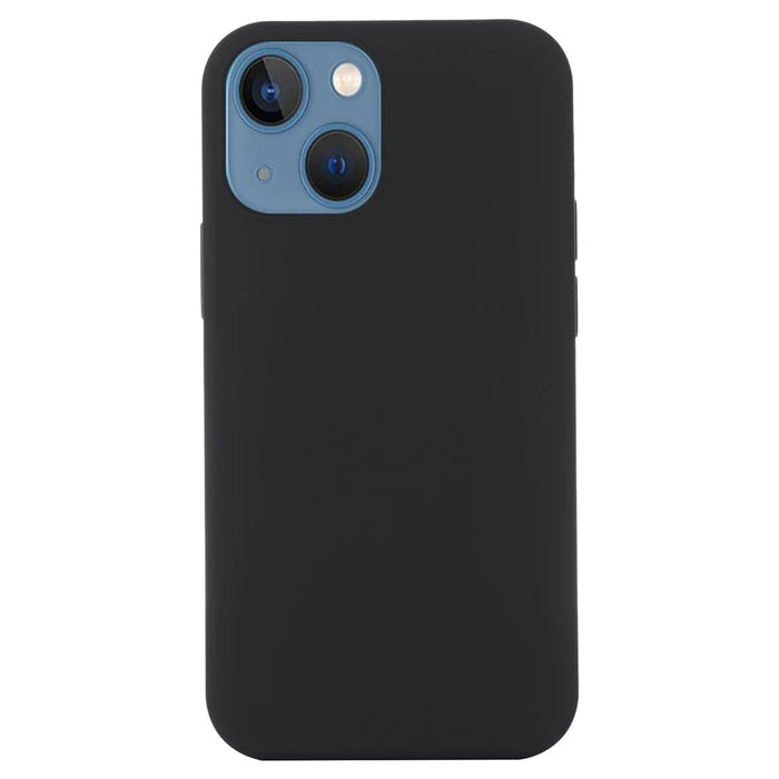 For iPhone 15 Soft Silicone Phone Case Slim Phone Cover Compatible with MagSafe Wireless Charging - Black - 1