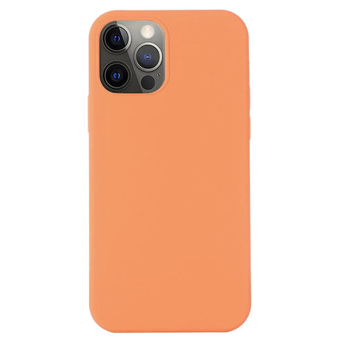 For iPhone 15 Pro Max Slim Phone Case Soft Silicone Phone Shell Compatible with MagSafe Wireless Charging - Orange - 1