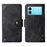 For Doogee X98 / X98 Pro PU Leather Wallet Case Full Protection Stand Phone Cover - Black - 1