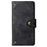 For Doogee X98 / X98 Pro PU Leather Wallet Case Full Protection Stand Phone Cover - Black - 6