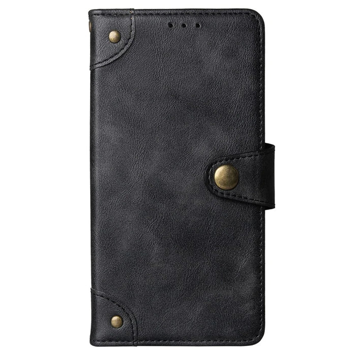 For Doogee X98 / X98 Pro PU Leather Wallet Case Full Protection Stand Phone Cover - Black - 6