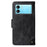 For Doogee X98 / X98 Pro PU Leather Wallet Case Full Protection Stand Phone Cover - Black - 7