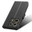 For Infinix Note 30 Pro 4G X678B Diamond Texture PU Leather Stand Case Anti-Drop Wallet Cover - Black - 4