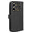 For Infinix Note 30 Pro 4G X678B Diamond Texture PU Leather Stand Case Anti-Drop Wallet Cover - Black - 6