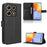For Infinix Note 30 Pro 4G X678B Diamond Texture PU Leather Stand Case Anti-Drop Wallet Cover - Black - 7