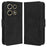 For Infinix Note 30 Pro 4G X678B Multiple Card Slots Drop-Proof Cover PU Leather Stand Wallet Phone Case - Black - 1