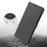 For Samsung Galaxy A34 5G Card Holder PU Leather Phone Case Foldable Stand Phone Cover - Black - 6