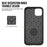 Four Corner Anti-drop Phone Case for iPhone 15 , TPU+PC Protective Phone Cover - Black - 6