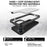 Combat X Mode Series for iPhone 15 Four Corner Shockproof Phone Case TPU + PC Back Cover - Black - 5