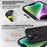 Combat X Mode Series for iPhone 15 Four Corner Shockproof Phone Case TPU + PC Back Cover - Black - 6