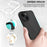 Combat X Mode Series for iPhone 15 Four Corner Shockproof Phone Case TPU + PC Back Cover - Black - 7