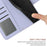 HT04 Stand Shell for iPhone 15 Pro Max Sunflower Imprint Phone Case Leather Wallet with Shoulder Strap - Light Purple - 7
