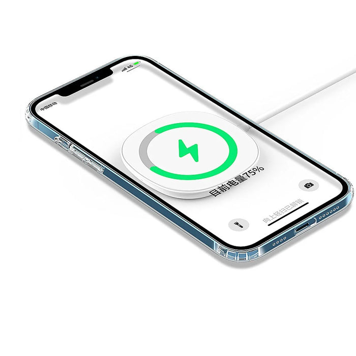 For iPhone 15 Pro Max Mobile Phone Case Clear Design Magnetic Ring Acrylic+TPU Phone Shell Cover Compatible with MagSafe - 6