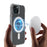 For iPhone 15 Plus Magnetic Ring Design Clear Phone Cover Case Acrylic+TPU Phone Shell Compatible with MagSafe - 5