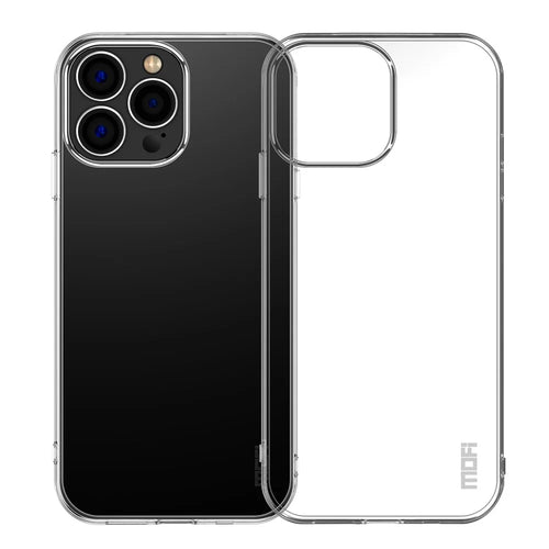 MOFI Transparent Phone Cover for iPhone 15 Pro Max , Anti-scratch Protective TPU Phone Case - 1