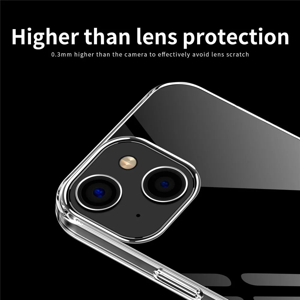 MOFI Soft TPU Phone Cover for iPhone 15 , Scratch-resistant Ultra Clear Mobile Phone Case - 7
