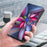 For Samsung Galaxy A23 5G (Global Version) Leather Flip Case Printed 3D Pattern Stand Wallet Phone Cover - Colorful Flowers - 6