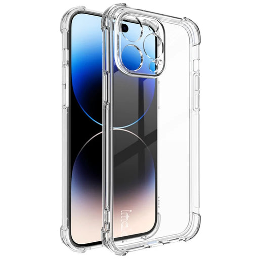 IMAK For iPhone 15 Pro Max Phone Back Cover Soft TPU Phone Case Anti-scratch Super Clear Shell - Transparent - 1