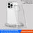 IMAK For iPhone 15 Pro Max Phone Back Cover Soft TPU Phone Case Anti-scratch Super Clear Shell - Transparent - 3