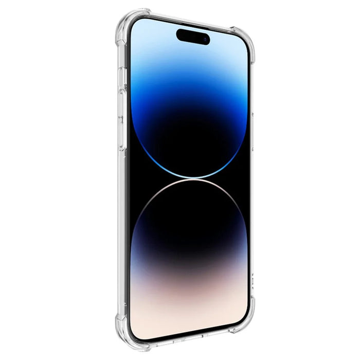 IMAK For iPhone 15 Pro Max Phone Back Cover Soft TPU Phone Case Anti-scratch Super Clear Shell - Transparent - 4