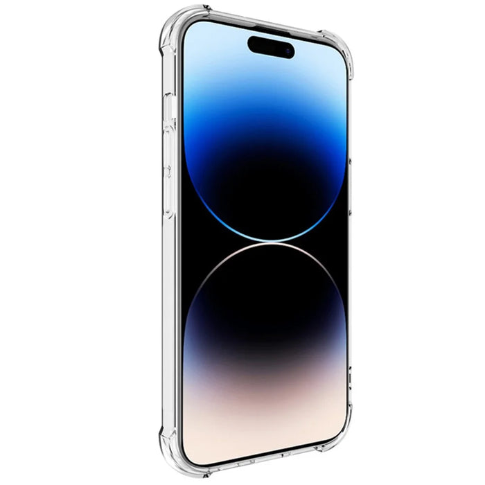 IMAK For iPhone 15 Pro Anti-scratch Super Clear Back Cover Soft TPU Phone Case - Transparent - 4