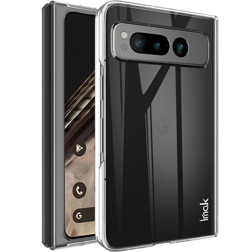 IMAK Crystal Case II Pro for Google Pixel Fold PC Crystal Phone Case Two-Piece Design Shell (Upper Cover+Lower Cover) - 1