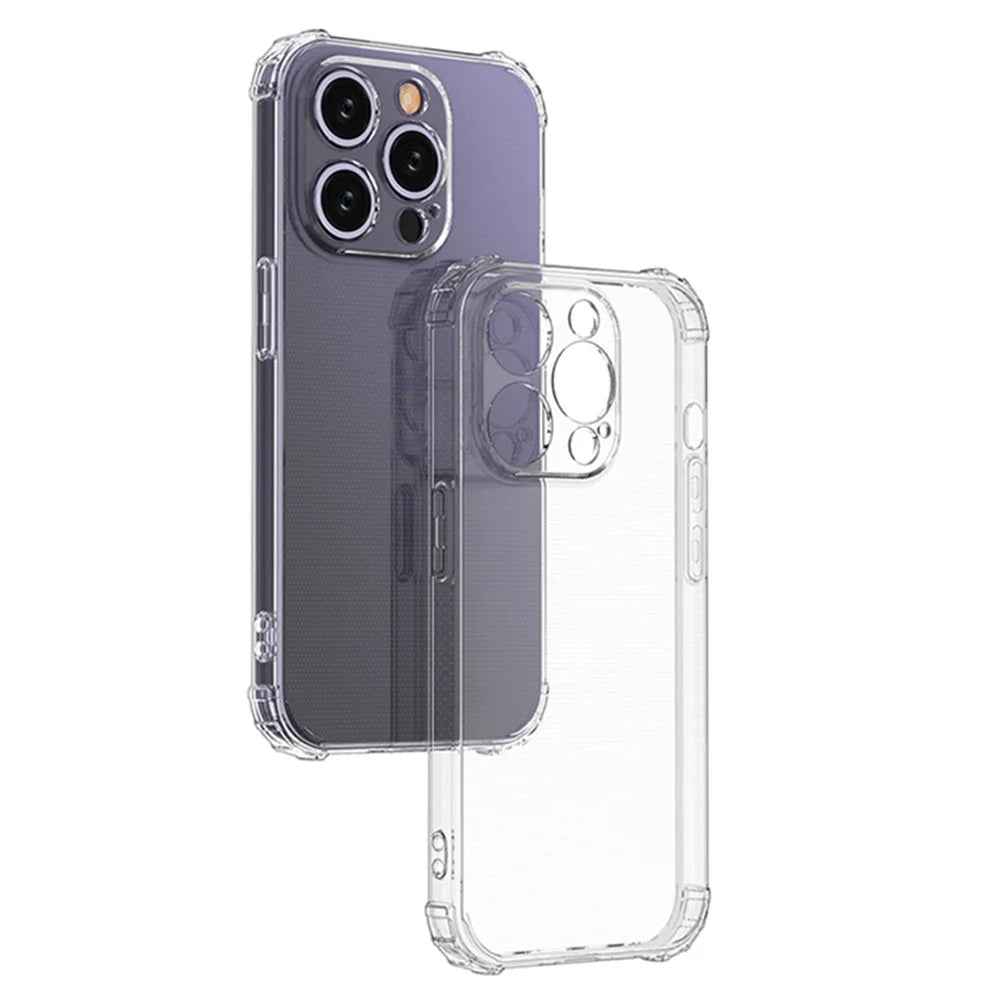 For iPhone 15 Pro Phone Case Anti-Scratch TPU Shell Super Clear Four Corner Drop Protection Phone Cover - 5