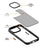 For iPhone 15 Pro Max Translucent Matte Phone Case TPU+PC Magnetic Cover Compatible with MagSafe - Sapphire - 4