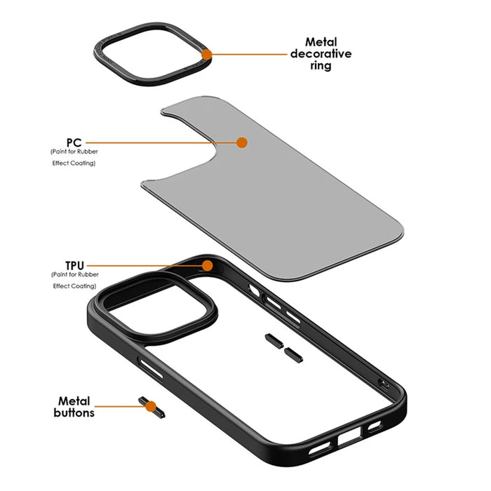 For iPhone 15 Pro Max Translucent Matte Phone Case TPU+PC Magnetic Cover Compatible with MagSafe - Sapphire - 4