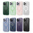 For iPhone 15 Pro Max Translucent Matte Phone Case TPU+PC Magnetic Cover Compatible with MagSafe - Sapphire - 6