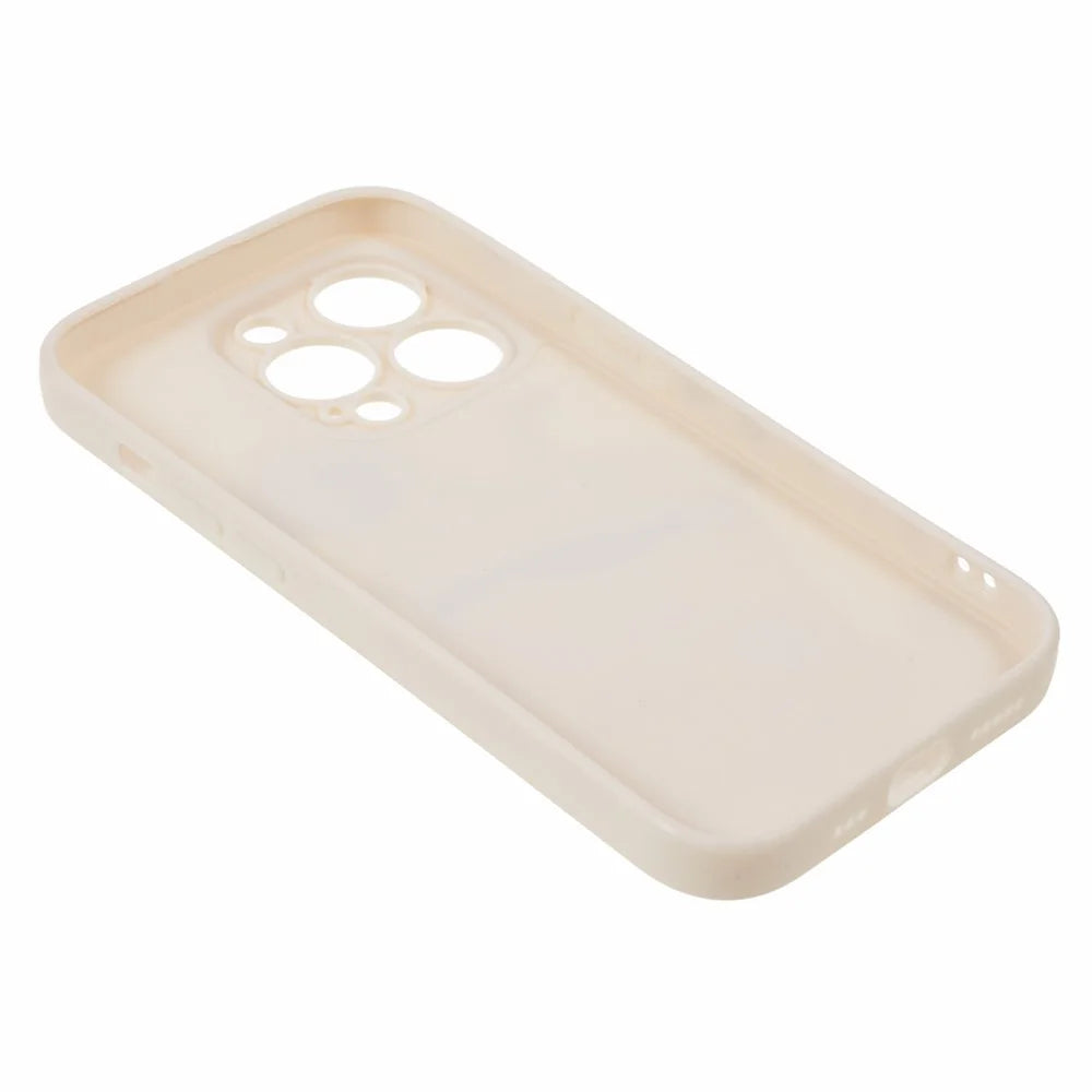 For iPhone 14 Pro Cartoon Astronaut Pattern Printing Phone Case Soft TPU Shockproof Cover - White - 4