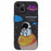 For iPhone 14 Plus Cartoon Astronaut Pattern Printing Soft TPU Cover Fall Proof Phone Case - Black - 1