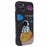For iPhone 14 Plus Cartoon Astronaut Pattern Printing Soft TPU Cover Fall Proof Phone Case - Black - 3