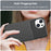 Thunder Series TPU Phone Case for iPhone 15 , Thicken Twill Texture Anti-drop Cover - Black - 5