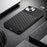 Thunder Series TPU Phone Case for iPhone 15 , Thicken Twill Texture Anti-drop Cover - Black - 7
