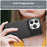 Thunder Series For iPhone 15 Pro Max Twill Texture Anti-scratch Cover Thicken TPU Phone Case - Black - 5