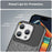 Thunder Series For iPhone 15 Pro Max Twill Texture Anti-scratch Cover Thicken TPU Phone Case - Black - 6