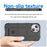 For iPhone 15 Soft TPU Phone Case Square Grid Texture Shockproof Phone Cover - Black - 4