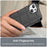For iPhone 15 Soft TPU Phone Case Square Grid Texture Shockproof Phone Cover - Black - 5