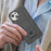 For iPhone 15 Soft TPU Phone Case Square Grid Texture Shockproof Phone Cover - Black - 7
