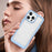 For iPhone 15 Pro TPU+Acrylic Shockproof Mobile Phone Back Cover Clear Protective Case - Blue - 6
