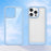 For iPhone 15 Pro TPU+Acrylic Shockproof Mobile Phone Back Cover Clear Protective Case - Blue - 7