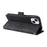 BETOPNICE 001 For iPhone 15 Plus Shockproof PU Leather Stand Cover Multifunction Wallet Cell Phone Case - Black - 4