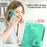 For iPhone 15 Pro Max Case Floral Pattern PU Leather Wallet Stand Phone Cover - Green - 7