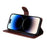 For iPhone 15 Pro Wallet Phone Case Anti-Scratch PU Leather Calf Texture Flip Stand Phone Shell Cover - Brown - 3