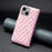 BINFEN COLOR BF Style-14 for iPhone 15 Anti-Scratch Cell Phone Shell Imprinted Stand Leather Wallet Smartphone Cover - Pink - 5