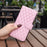 BINFEN COLOR BF Style-14 for iPhone 15 Anti-Scratch Cell Phone Shell Imprinted Stand Leather Wallet Smartphone Cover - Pink - 6