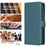BF Style-19 For iPhone 15 Pro Zipper Pocket PU Leather Case Wallet Stand Phone Cover - Green - 4