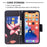Pattern Printing Wallet Phone Case for iPhone 15 , Stand PU Leather +TPU Phone Cover - Pink Flower - 2